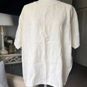 Flax linen top size L